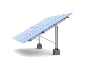 Structure de montage du panneau d'énergie solaire au sol