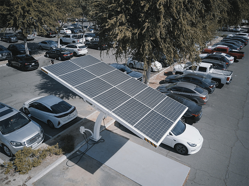 Système d'alimentation photovoltaïque à énergie solaire pour structure de montage de carport solaire